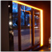 Showroom window display lighting